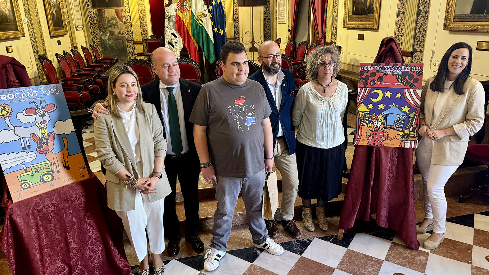 Hugo. Feria primavera. Presentación autoridades